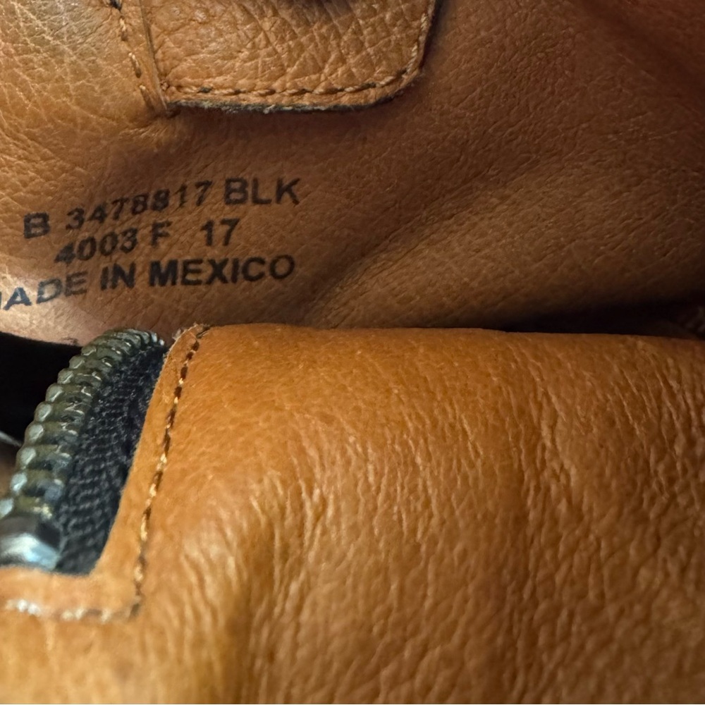 FRYE Black Leather Buckle Boots - Picture 5 of 7